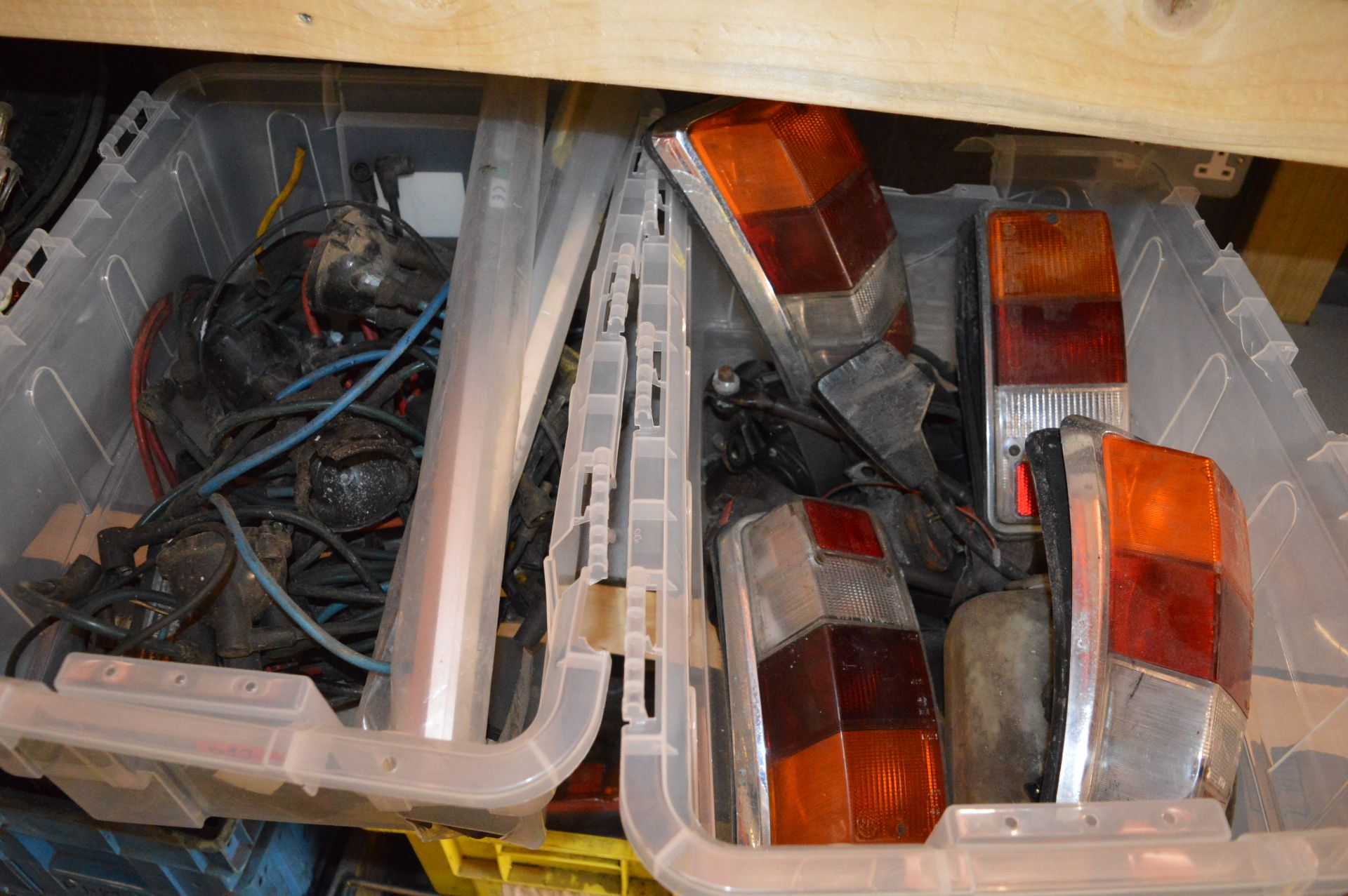 Box of Mini Rear Lights, etc. and a Box of Distributer Caps, etc. - Image 2 of 2