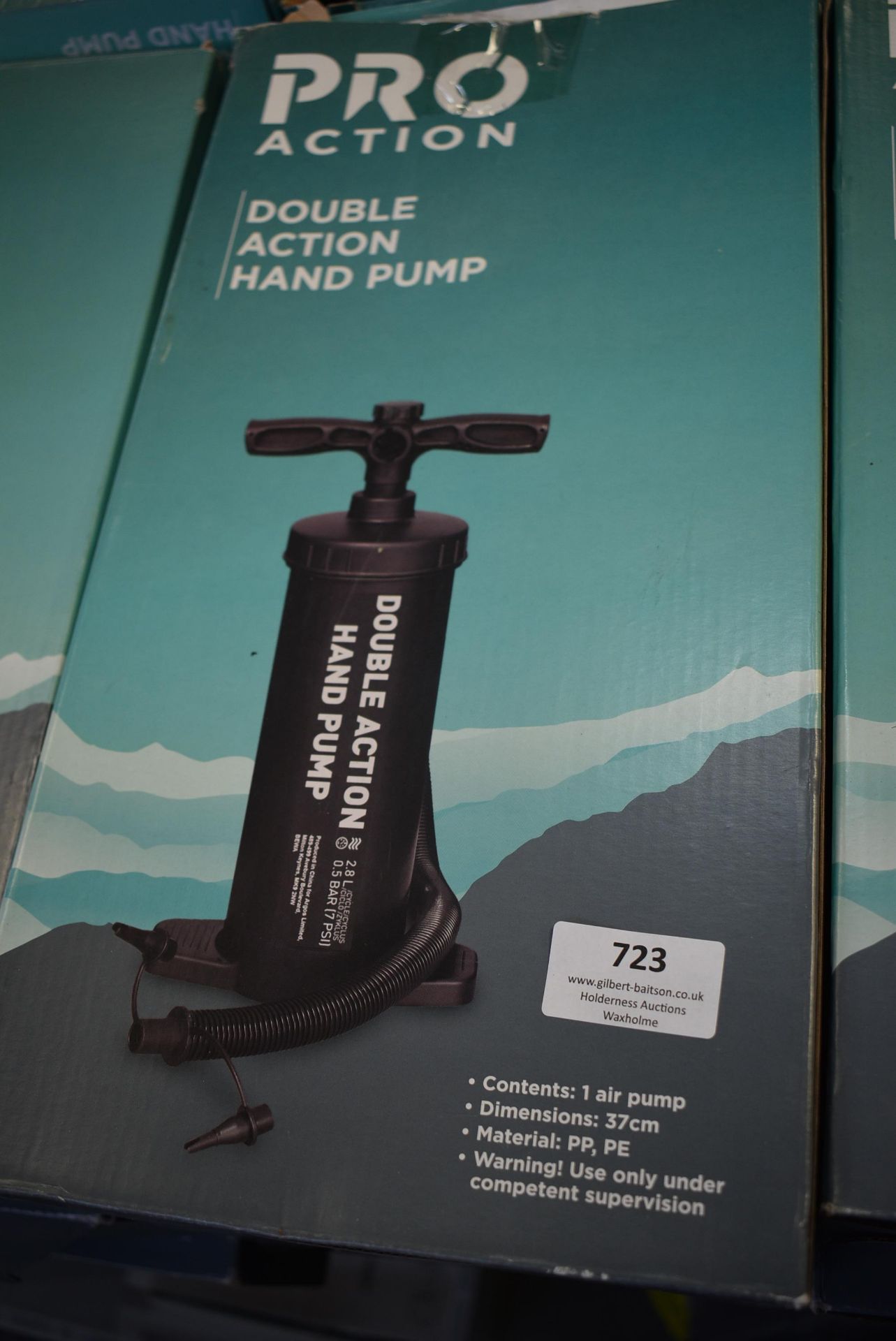 Three Pro Action Double Action Hand Pumps
