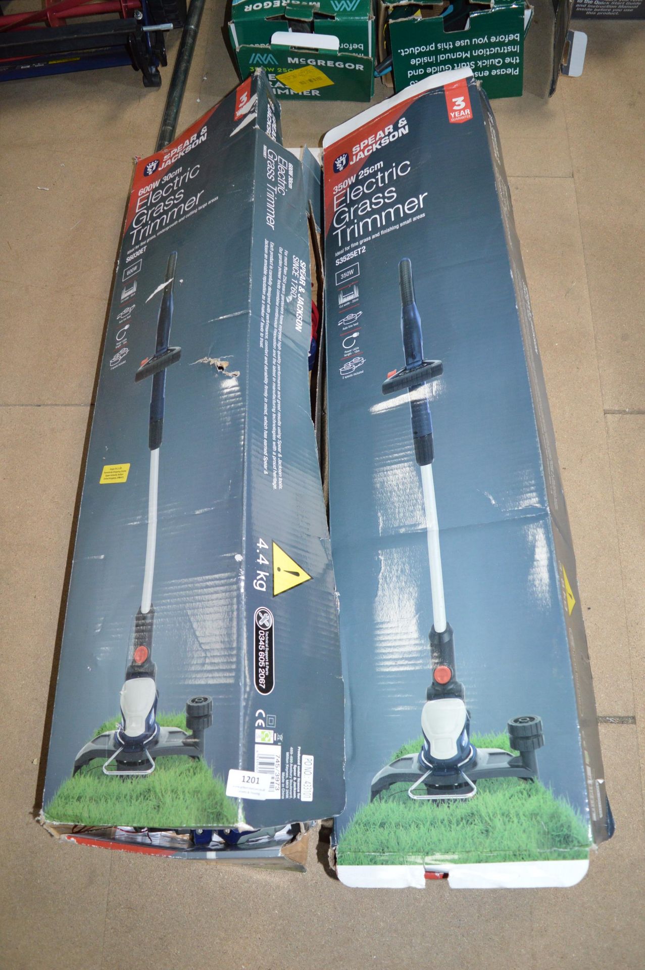 Two Spear & Jackson Grass Trimmers