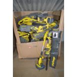 Pallet Containing a Quantity of Challenge Hedge Trimmer and Strimmers (salvage)