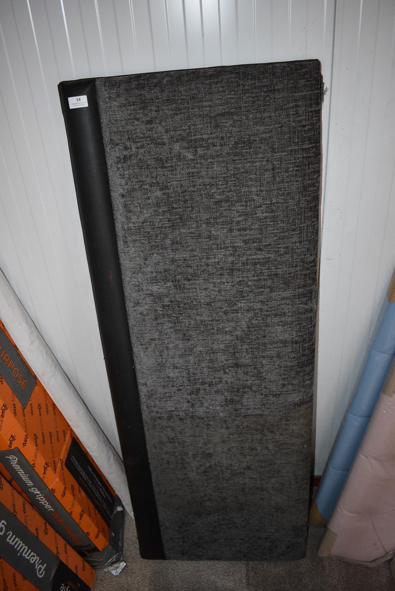 Dark Grey Double Bed Headboard 55” wide