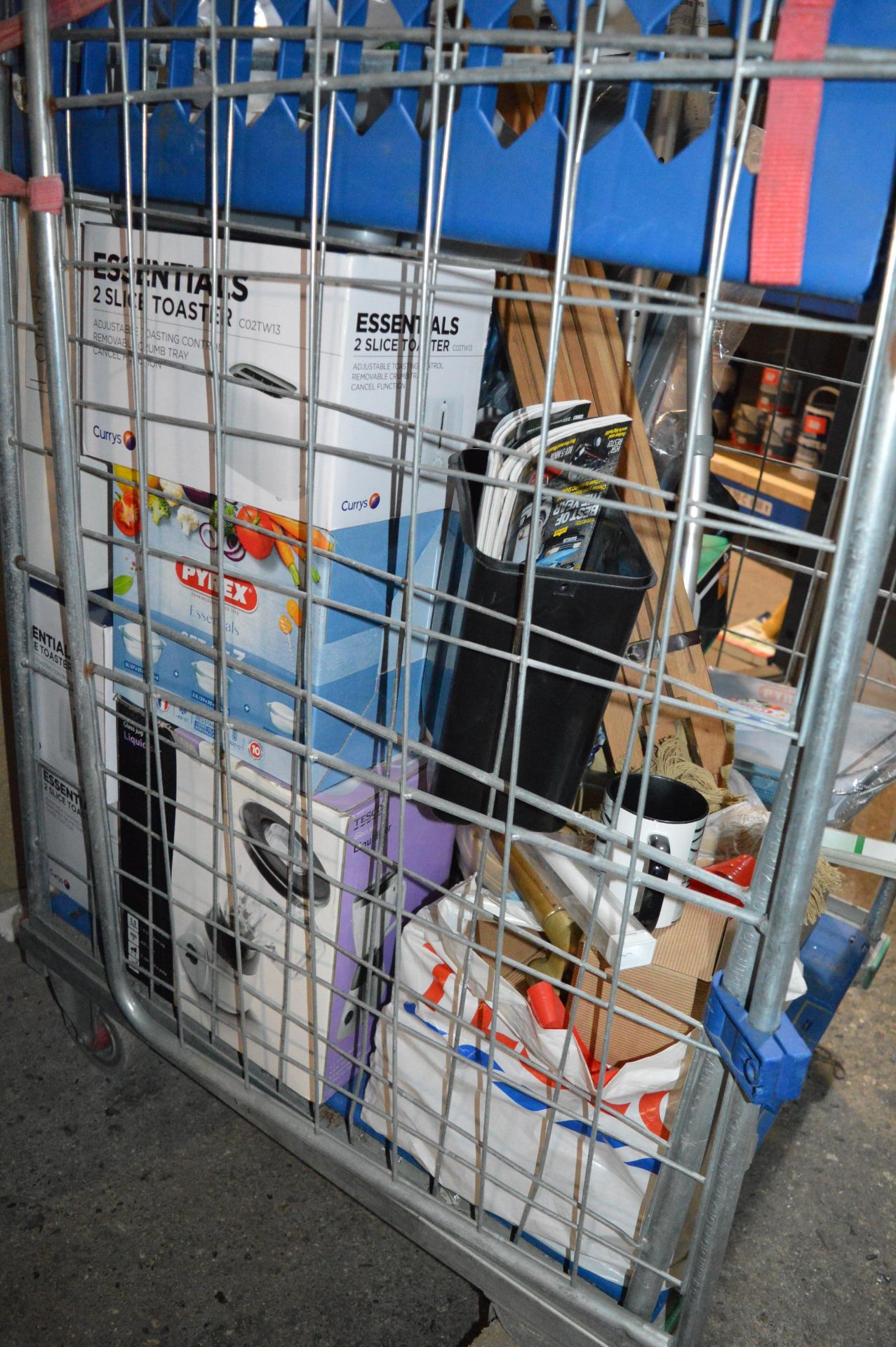 Quantity of Household Goods Including Toaster, Easel, Crutches, Car Seat Covers, etc. (cage not - Image 2 of 2