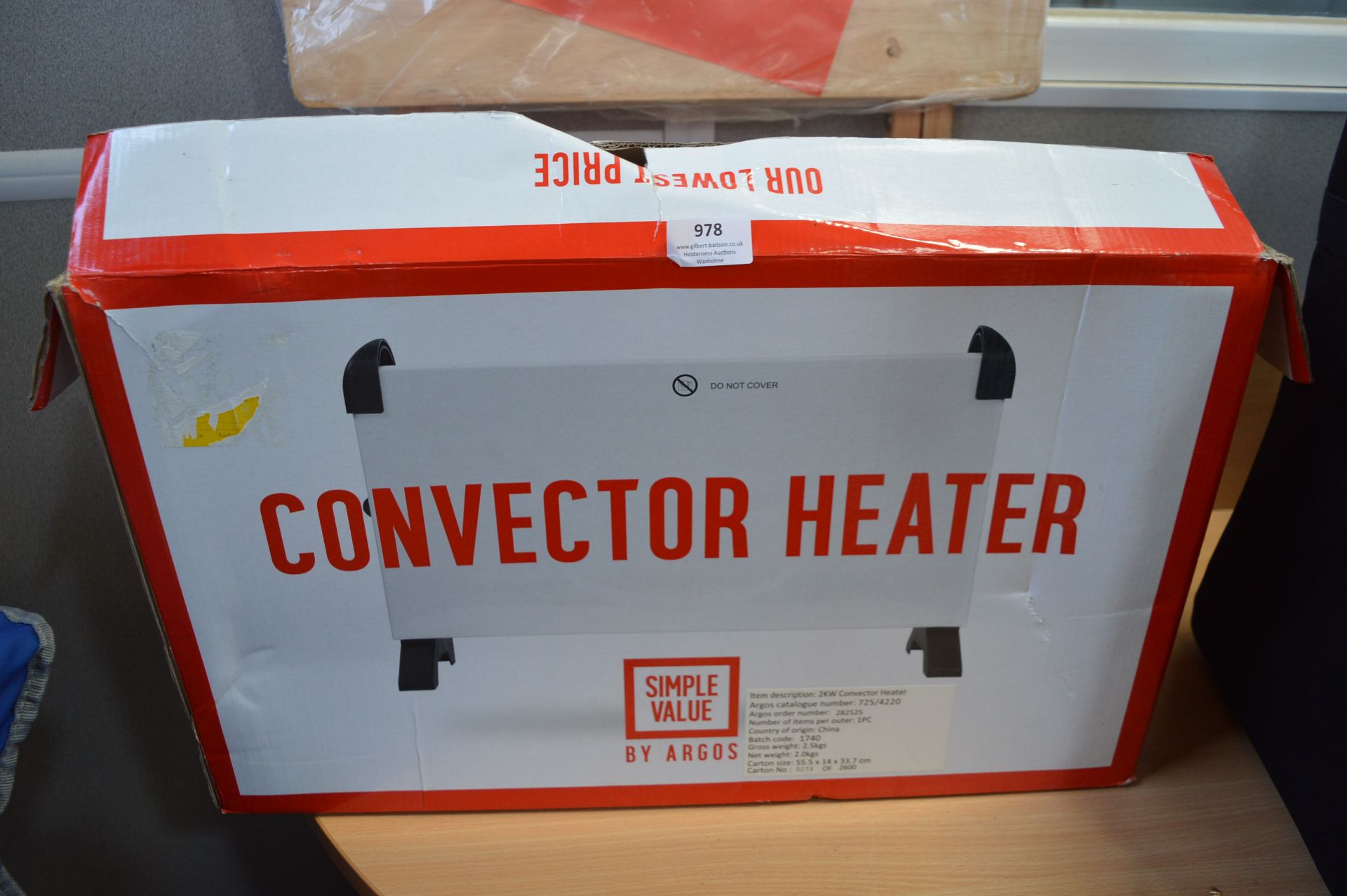 240v Convection Heater