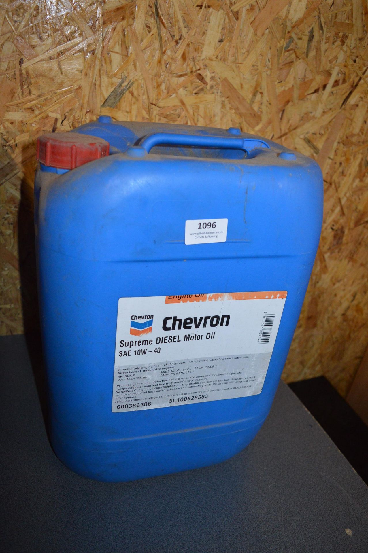 20L Tub of Chevron Super Diesel Motor Oil