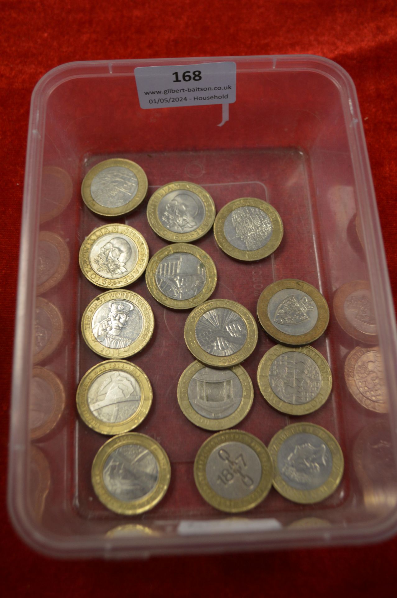 Fourteen £2 Coins