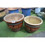 Assorted Medium and Small Garden Planters