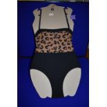 *DKNY Lady’s Leopard Print Swimsuit Size: 8