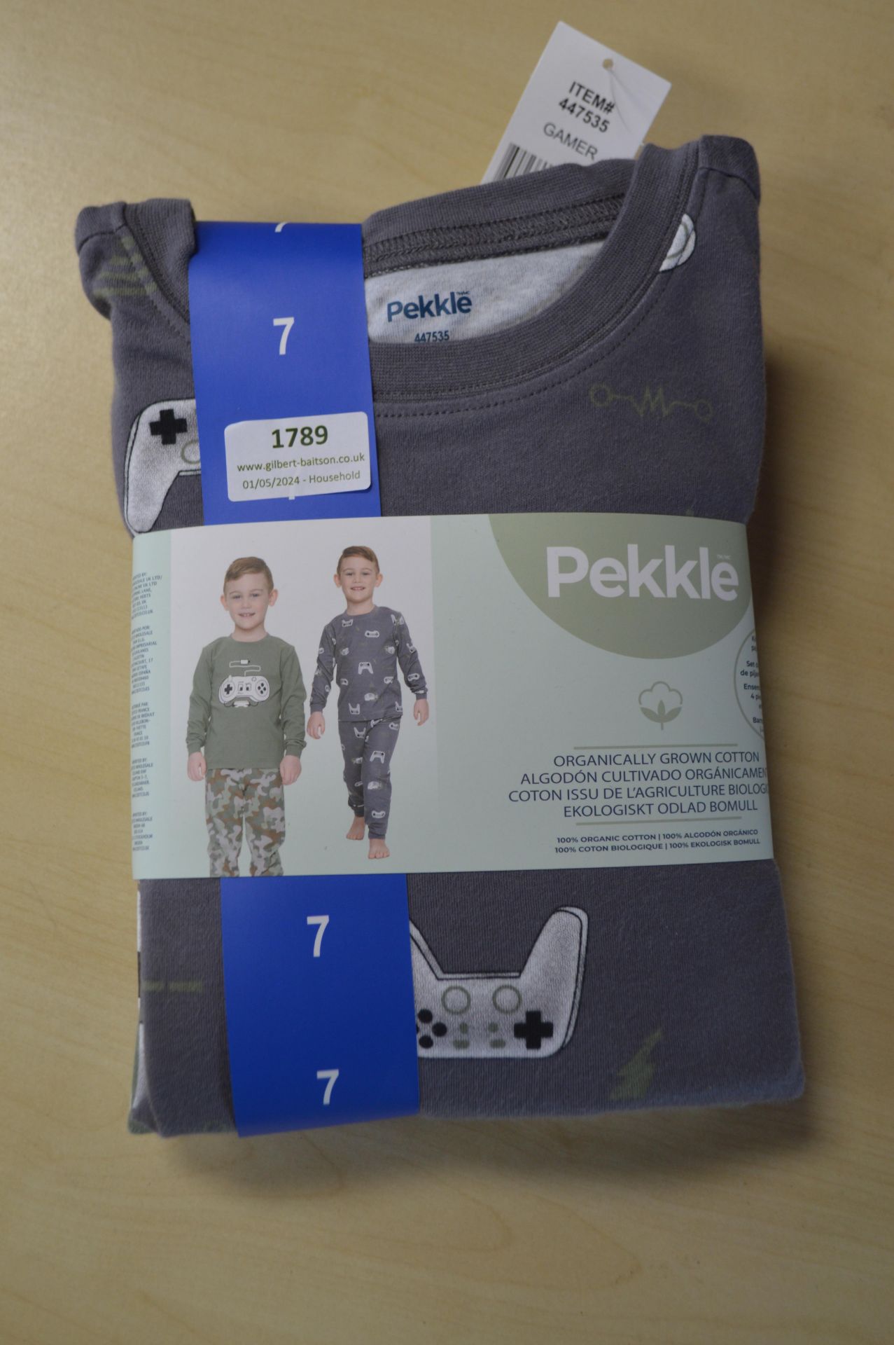 Two Pairs Pekkle Boy’s Pyjamas Size: 7 years