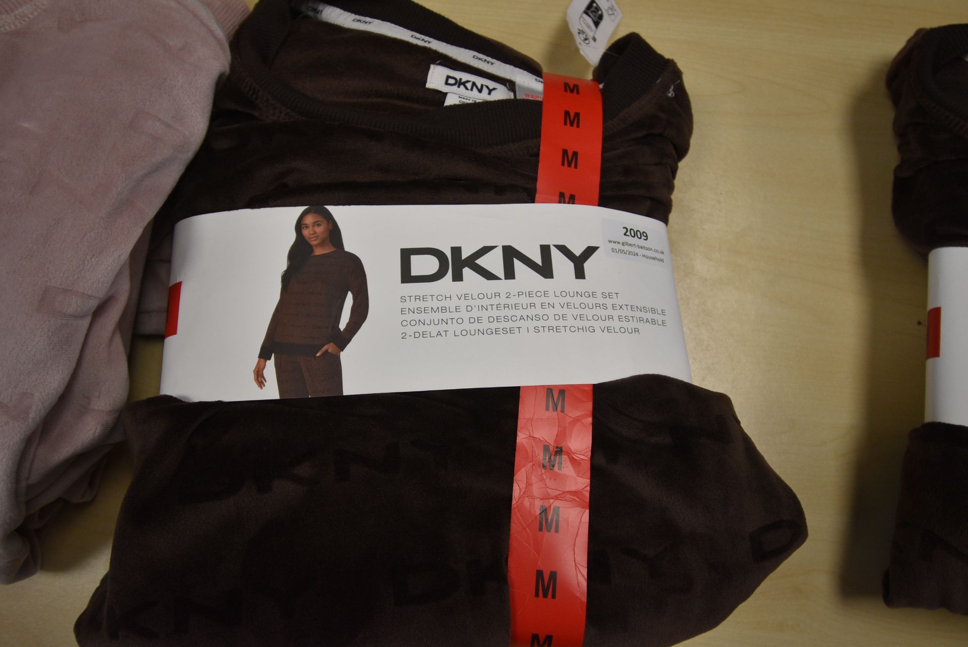 *DKNY Brown 2pc Lounge Set Size: M