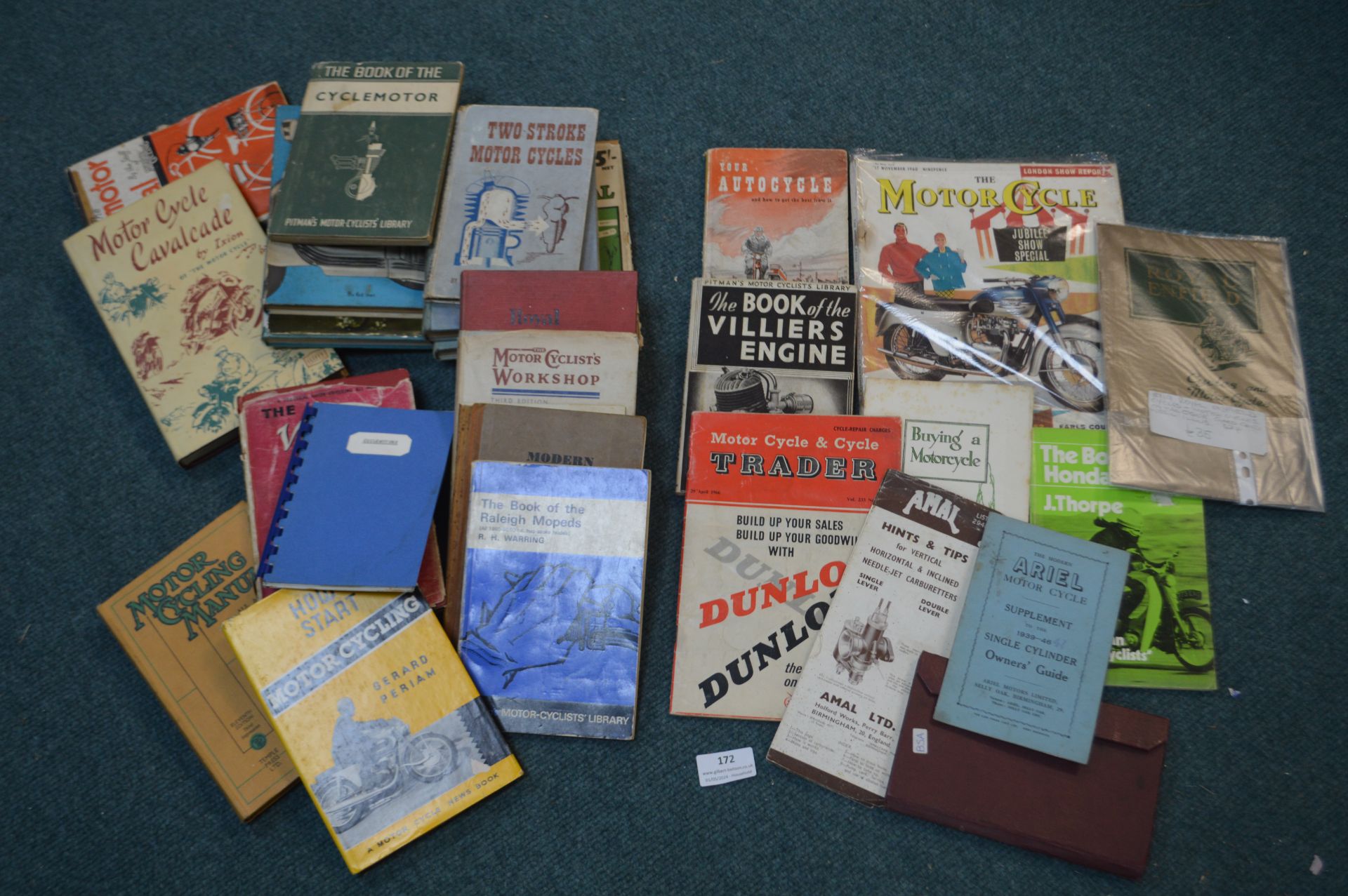 Vintage Motorcycle Catalogues, Manuals, etc.