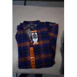 *Grayers Heritage Flannels Blue & Terracotta Check Shirt Size: XXL