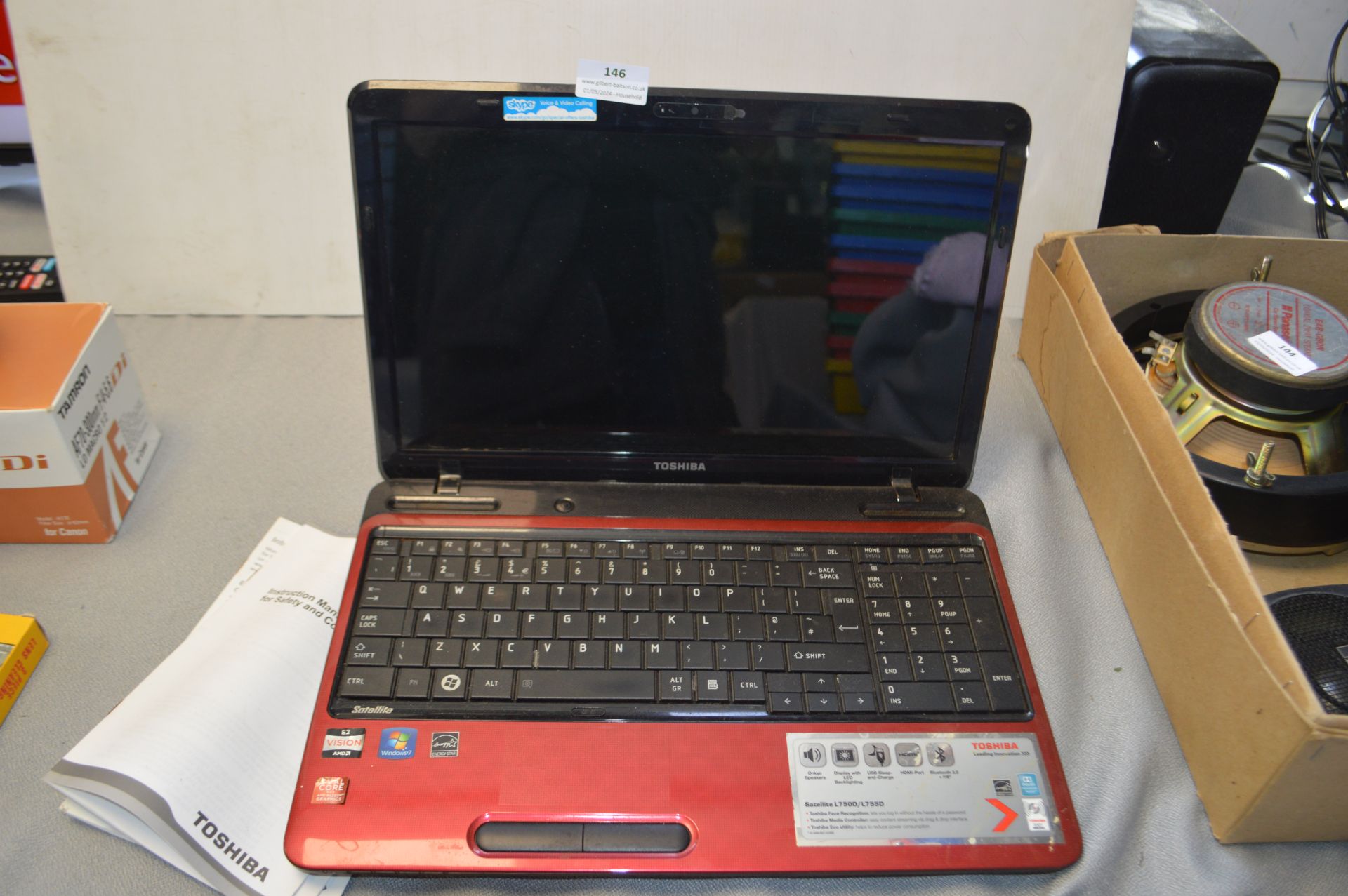 Toshiba Satellite L750D Laptop Computer