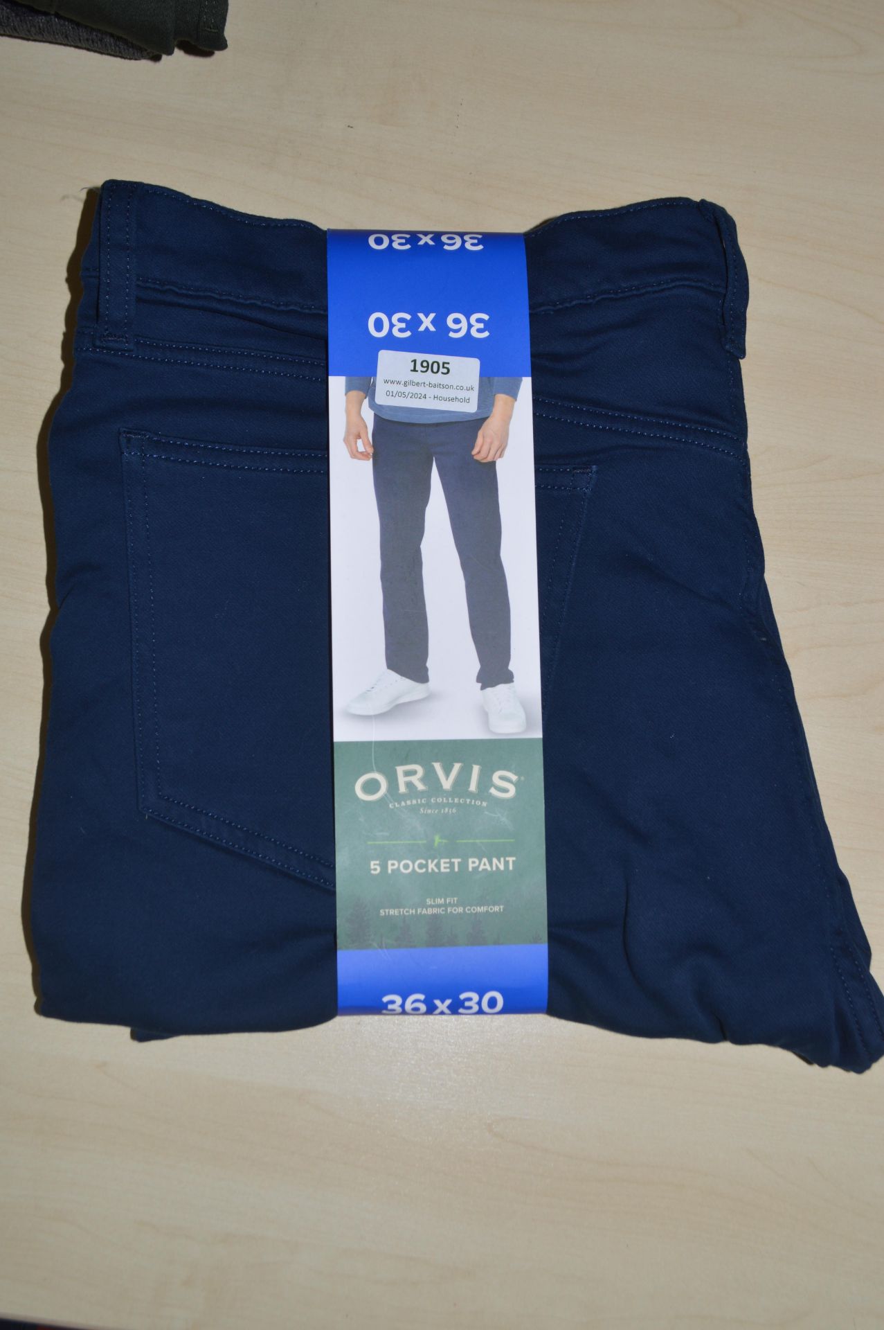 *Orvis Five Pocket Trousers Size: 36x30