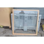 *Pallet Containing ~22 Clear Natural Oak Effect Window Panels 100x100cm