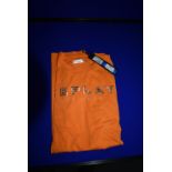 *Replay Off Grid Orange T-Shirt Size: L