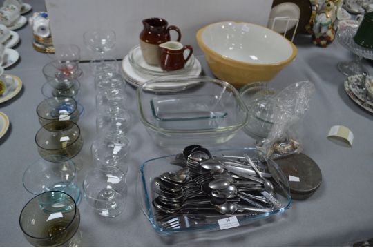 Kitchenware, Cutlery, Glassware, etc.