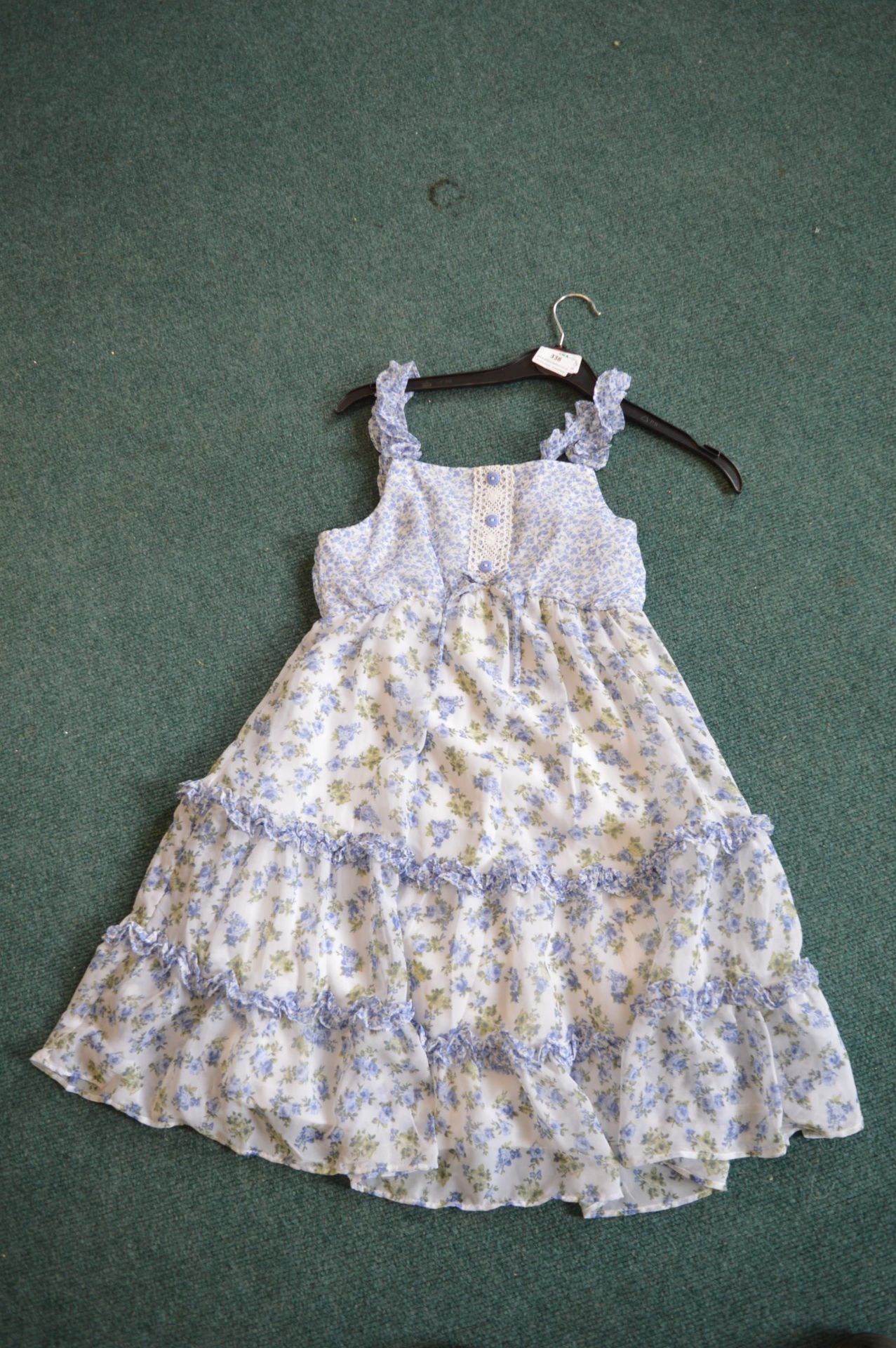 Joanna Michelle Girl's Floral Summer Dress Size: 1