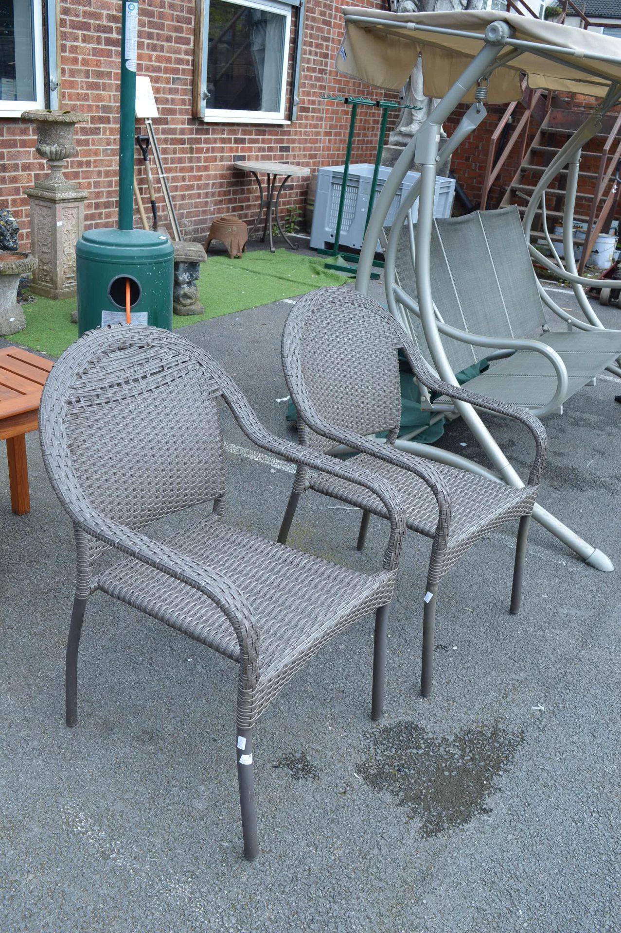 Pair of Garden Patio Chairs - Image 2 of 2