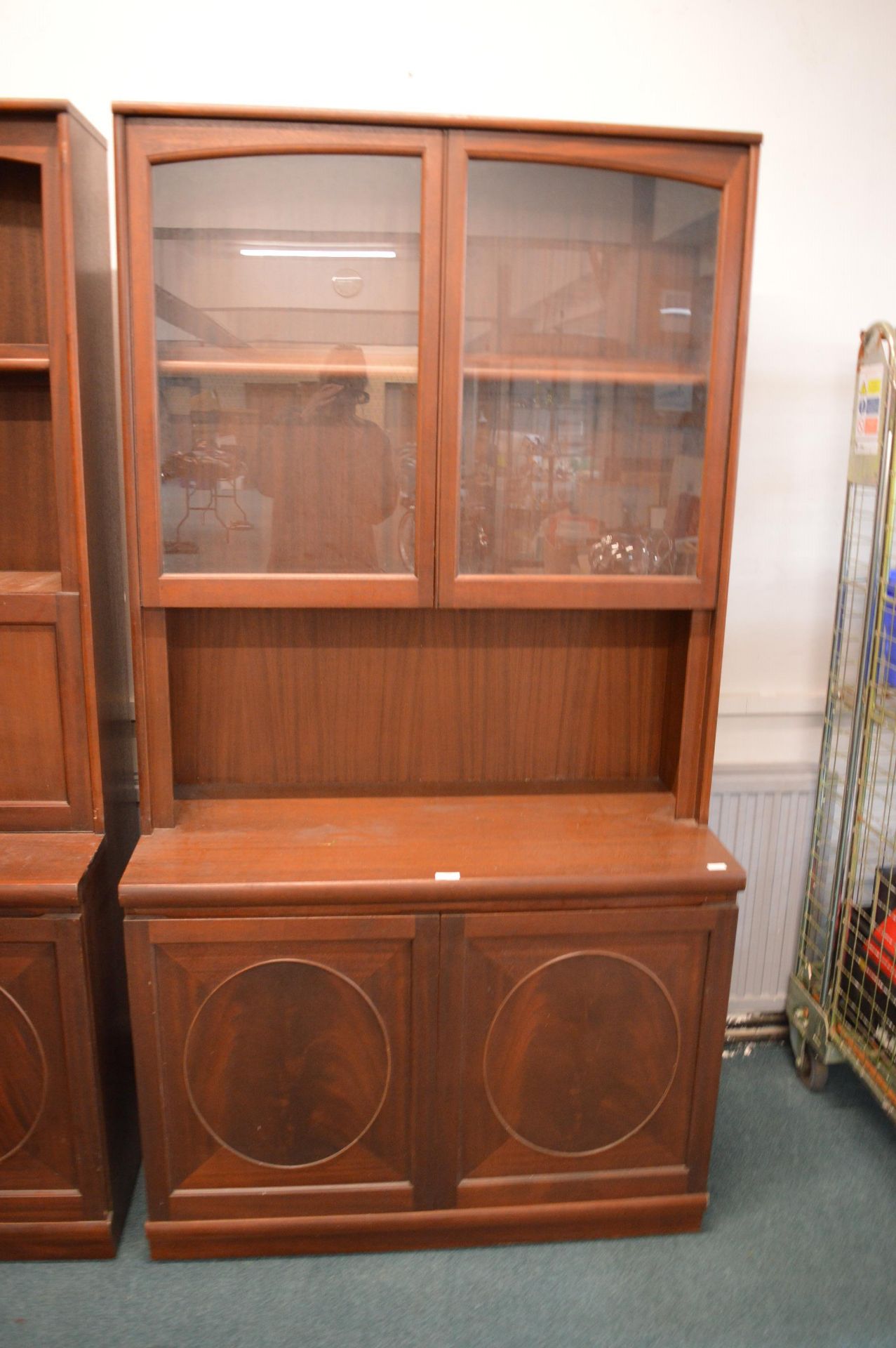 Vintage Nathan Glazed Bookcase