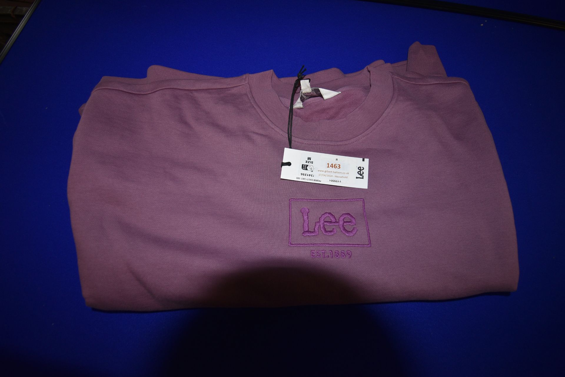 *Lee Long Sleeve Top in Plum Size: M