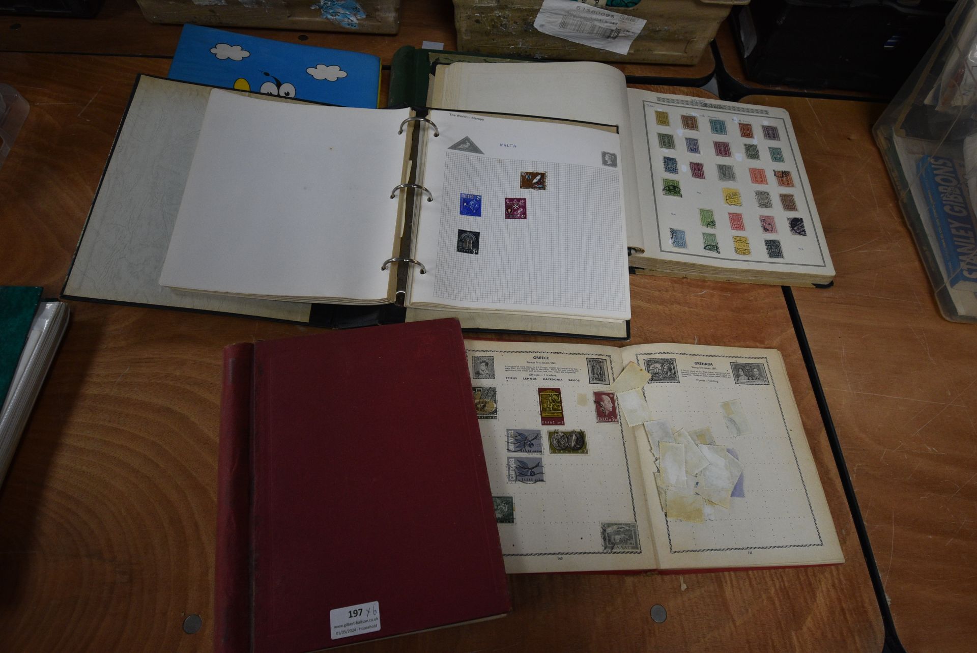 Six Assorted Stamp Albums - Image 2 of 2
