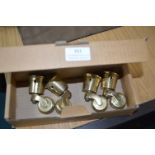 Four Brass Furniture Castors