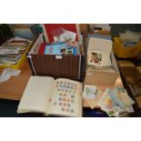 Two Boxes of Stamps, and Greetings Cards