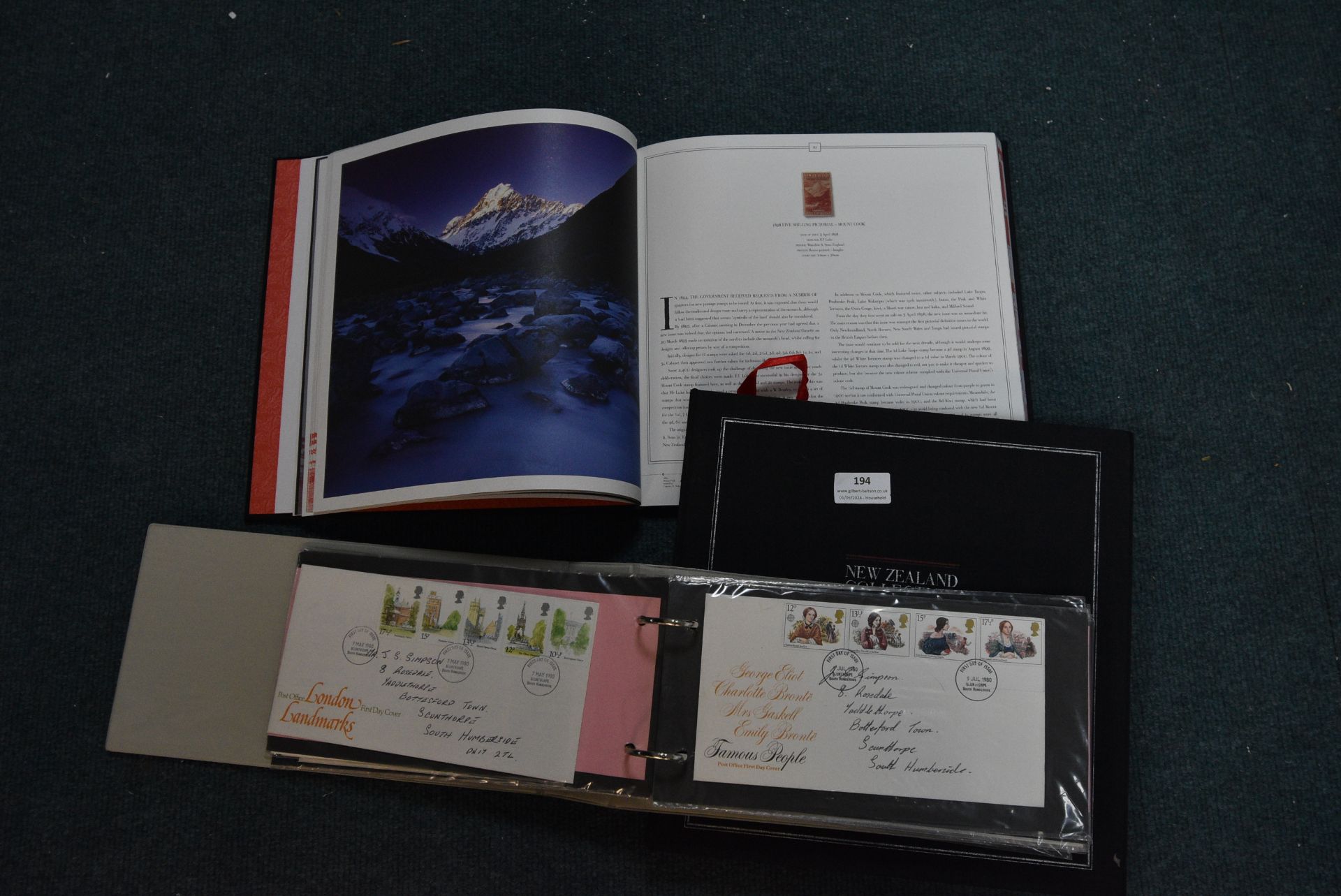 Album of First Day Covers and a New Zealand Collec