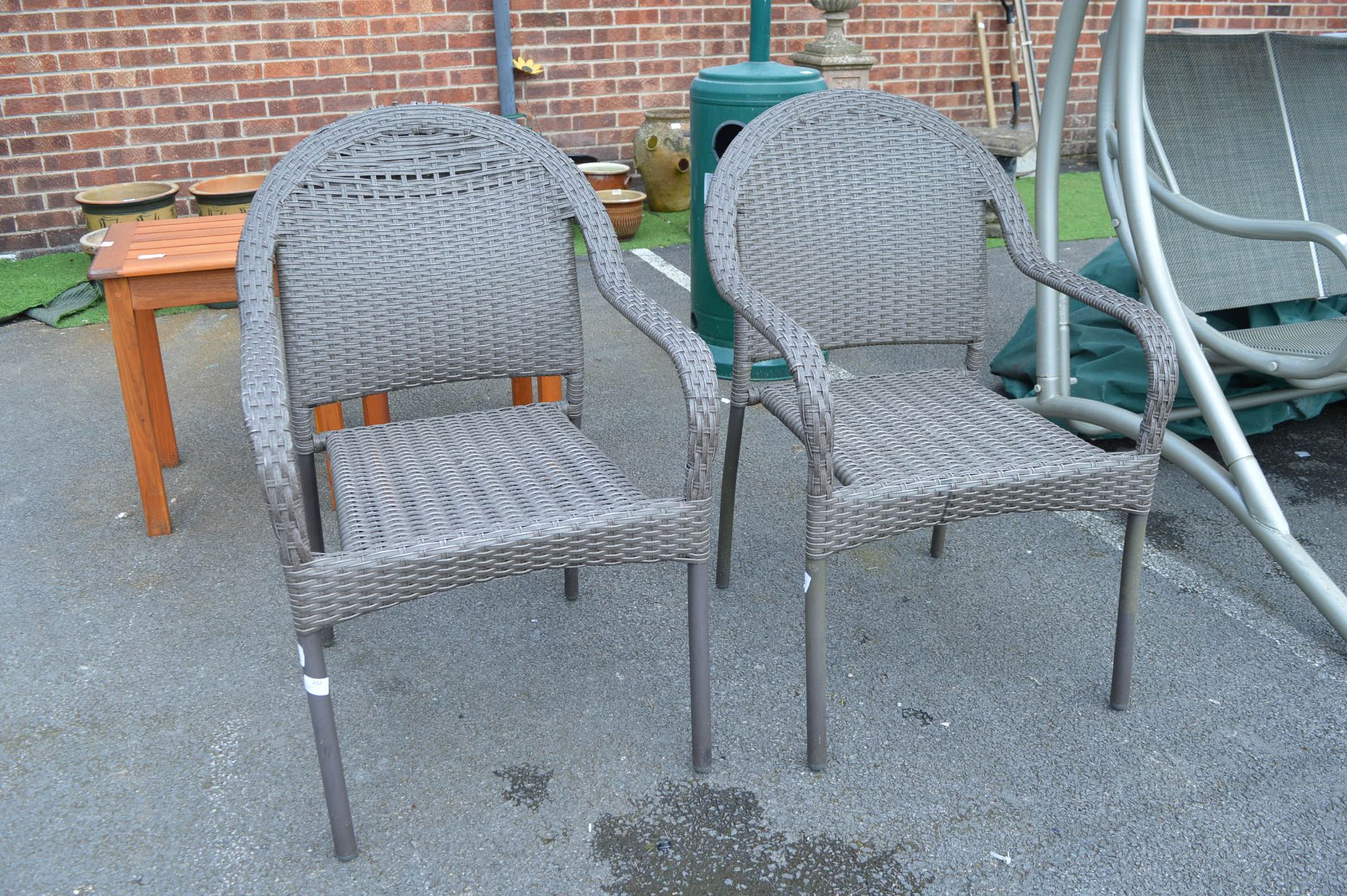 Pair of Garden Patio Chairs