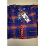 *Grayers Heritage Flannels Blue & Terracotta Check Shirt Size: M