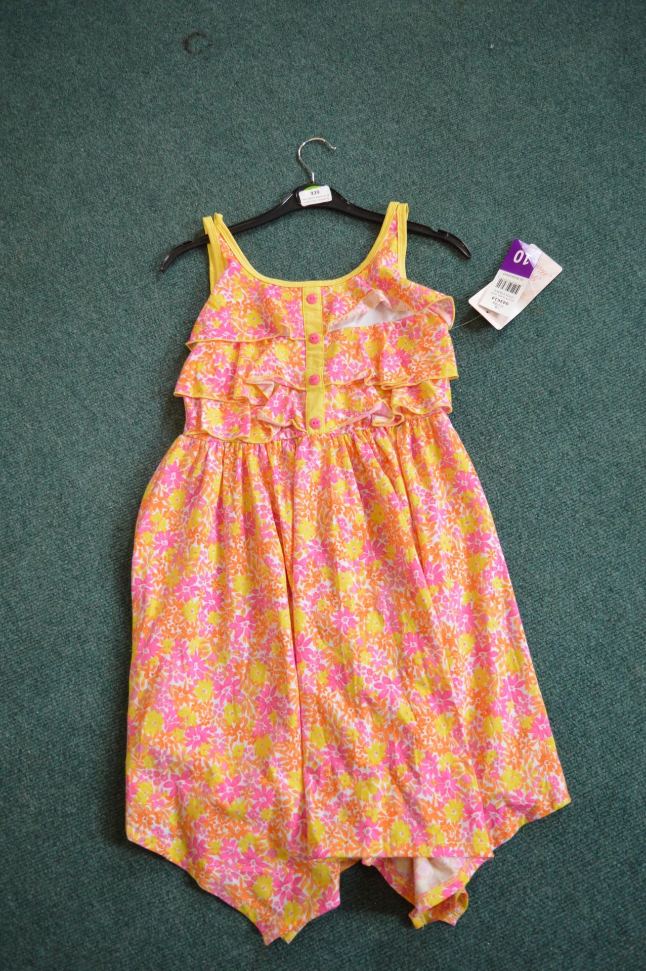 Joanna Michelle Girl's Floral Summer Dress Size: 1