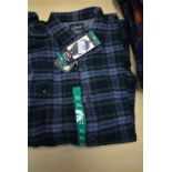 *Grayers Heritage Flannels Blue & Green Check Shirt Size: XL
