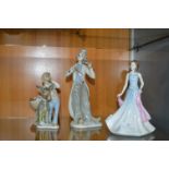 Royal Doulton Figurine "Isabelle", and Two Spanish