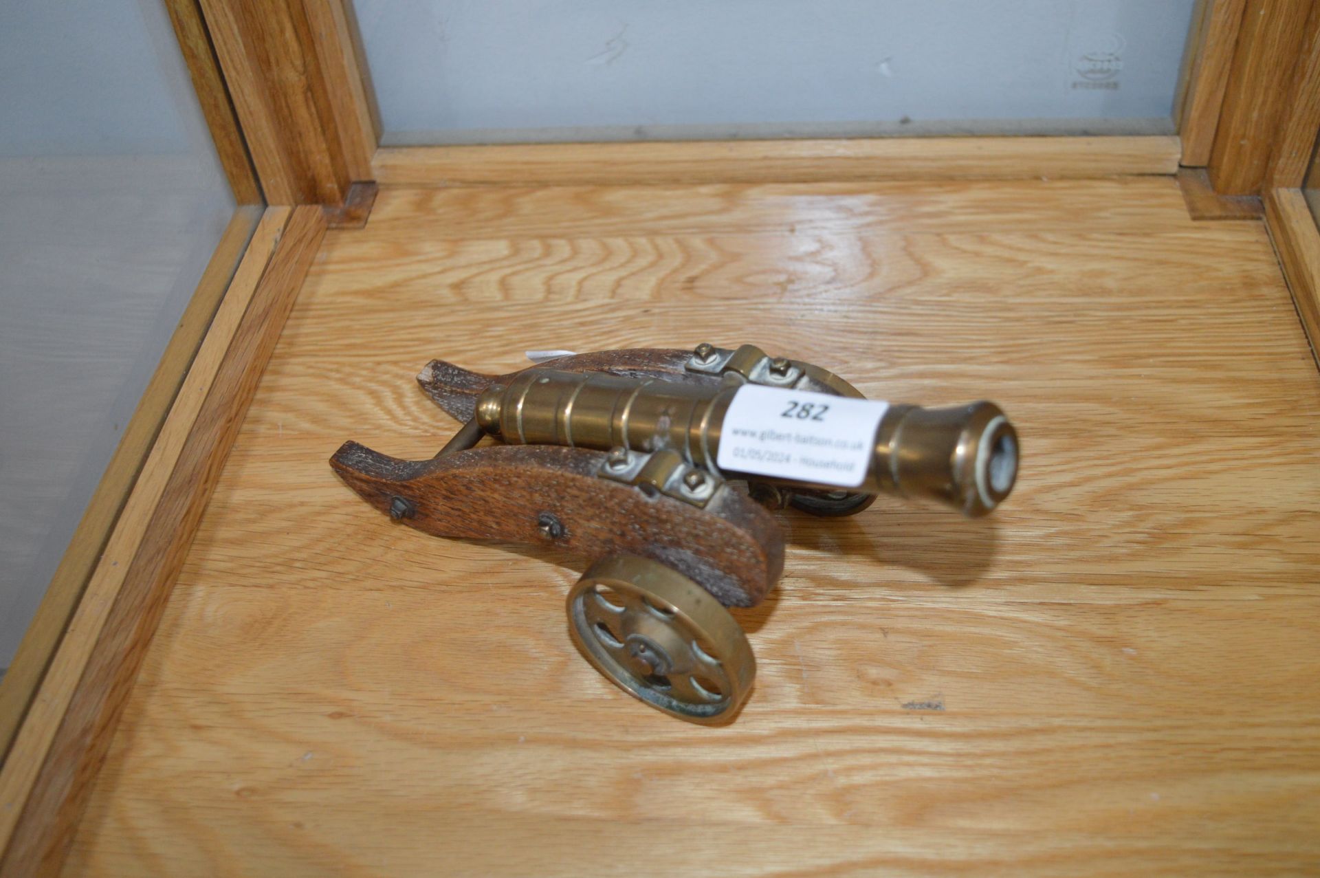 Brass & Wood Cannon