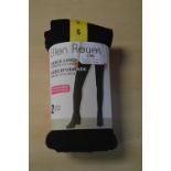 *Two Ellen Reyes Fleece Lined Leggings Size: S