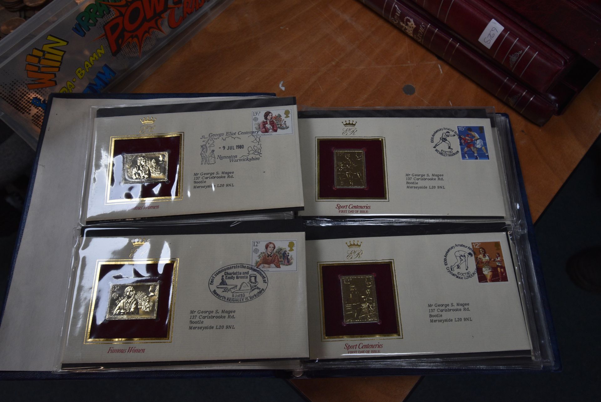 Album of Gold Plates Replicas of British Stamps - Image 2 of 2