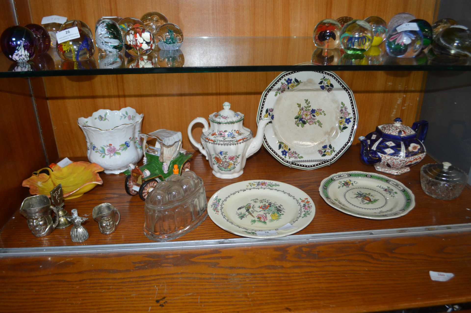 Vintage Pottery Plates and Glassware etc.