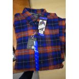 *Grayers Heritage Flannels Blue & Terracotta Check Shirt Size: L