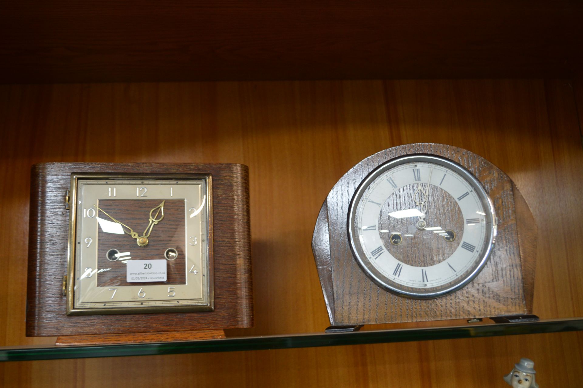 Two 1930's Mantel Clocks