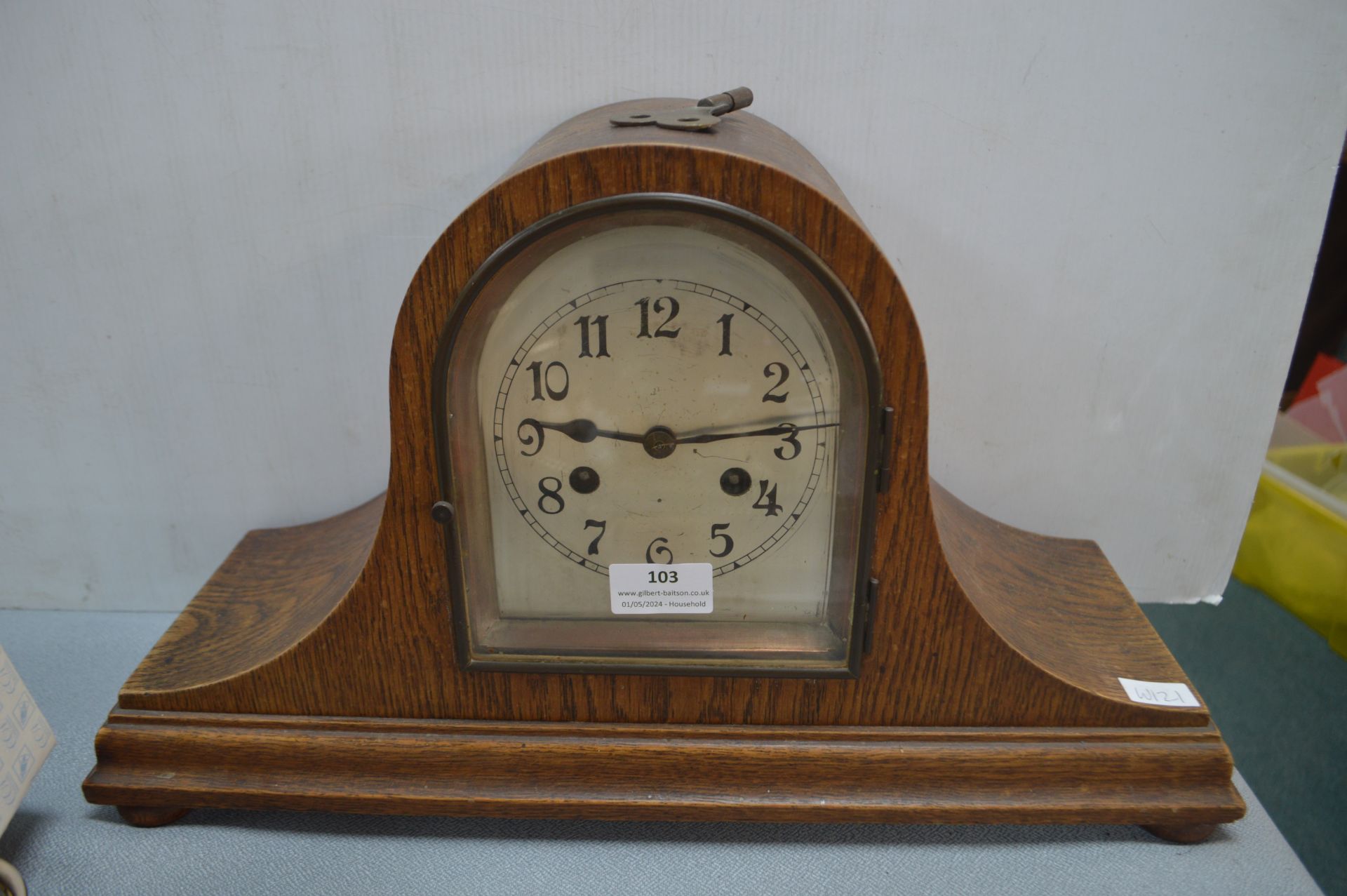 Large 1930's Mantel Clock
