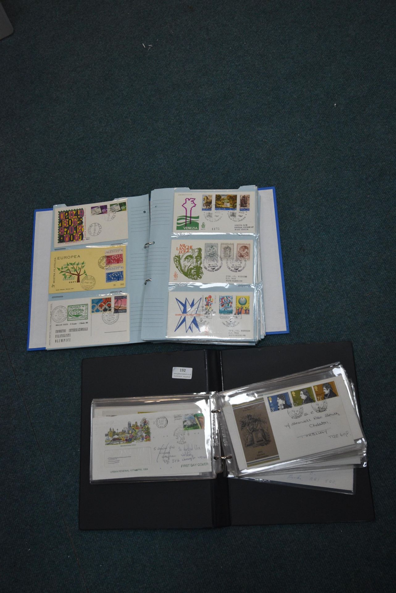 Two Albums of First Day Covers