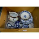 Vintage Blue & White Oriental Porcelain (some AF)
