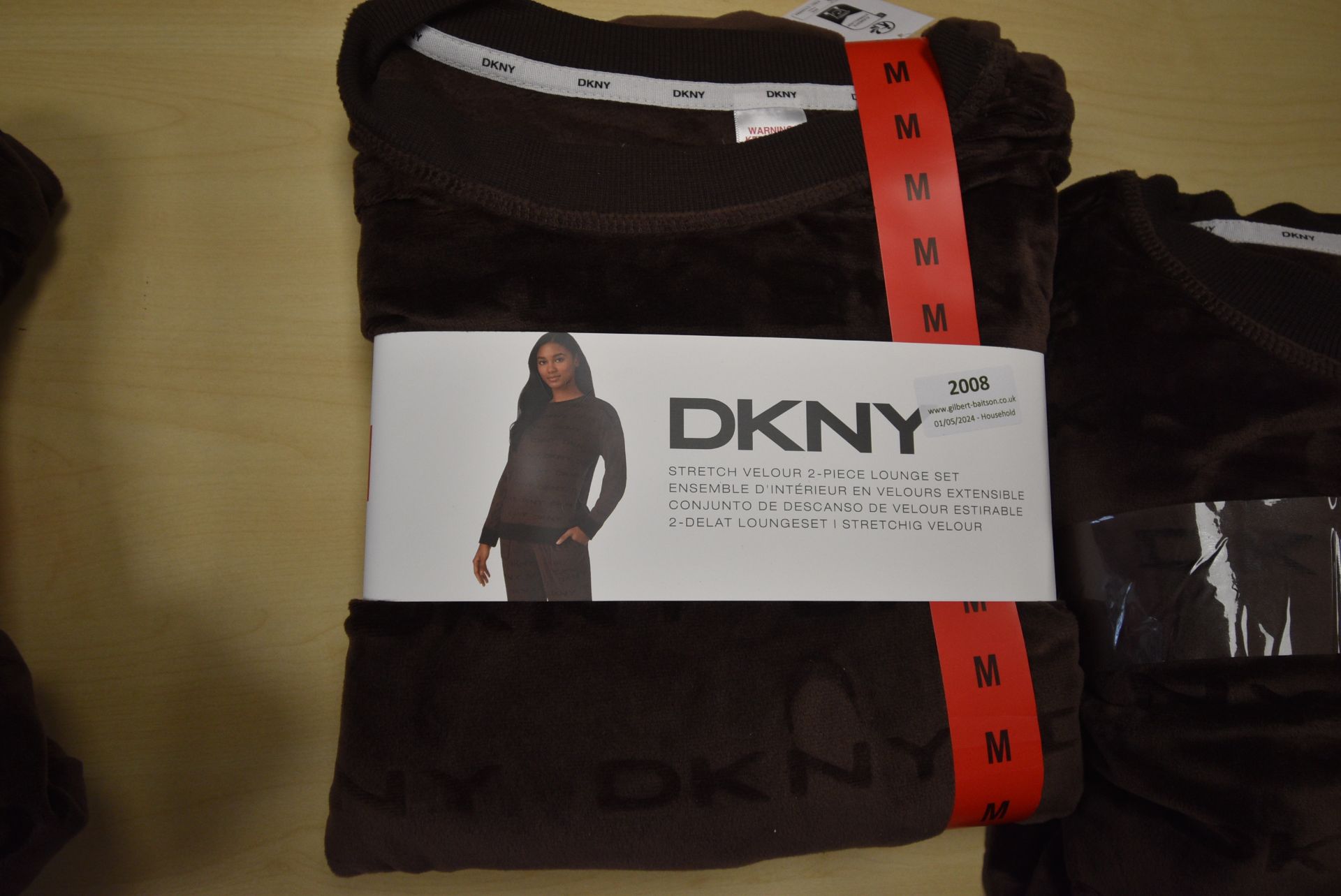 *DKNY Brown 2pc Lounge Set Size: M