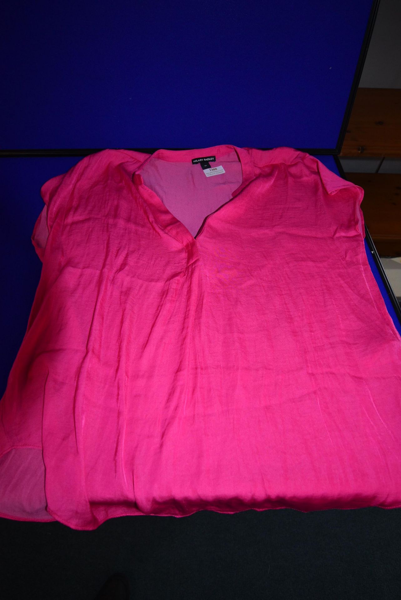 *Hilary Radley Short Sleeve Drop Shoulder Top in Pink Size: S