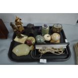 Decorative Items Including Agates, French Trinket