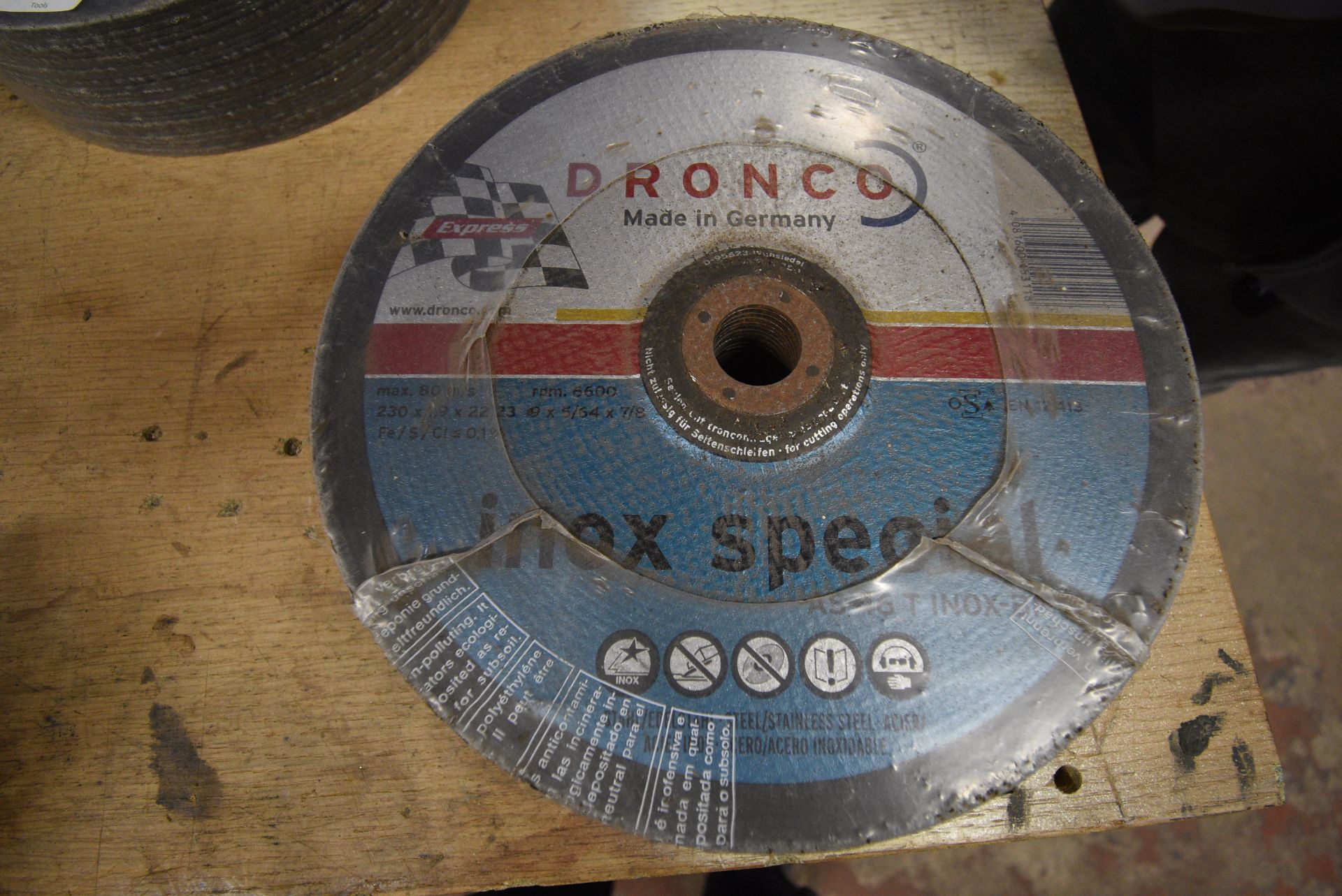 Three Packs of 25 Dronco Inox Special Cutting Disc