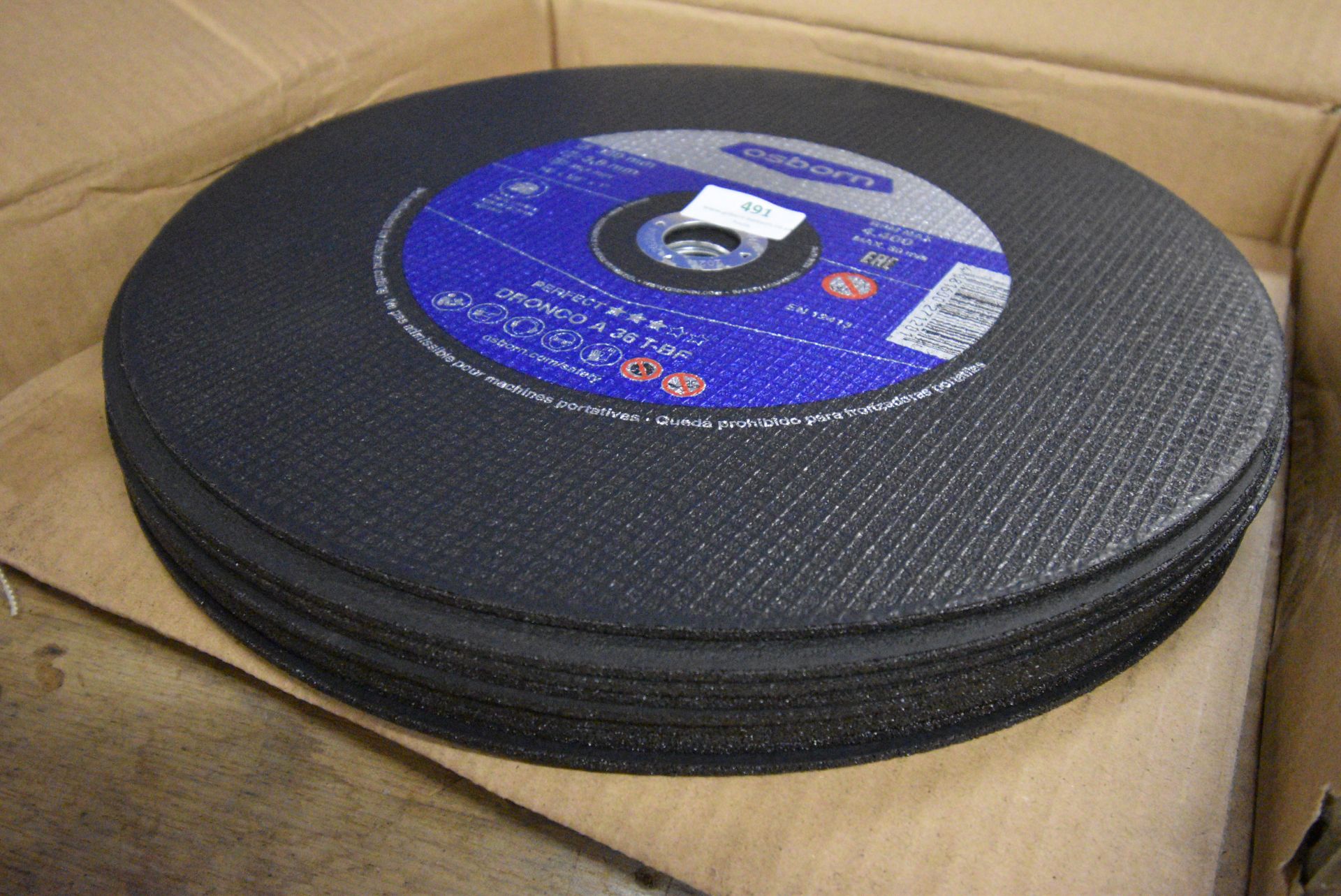 Pack of 10 Dronco A36T-BF Cutting Discs 350x3x25.4 - Image 2 of 3