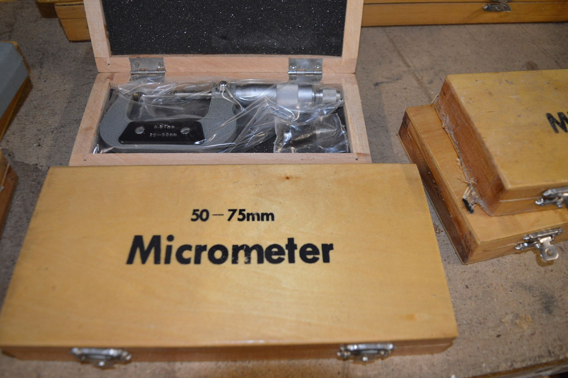 25-50mm and a 50-75mm Micrometer