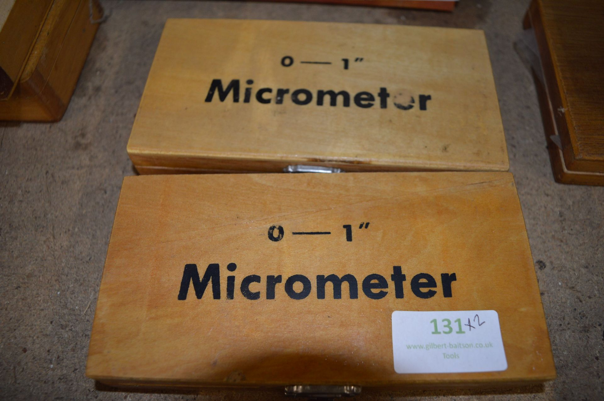 Two 0-1" Micrometers