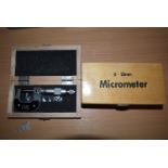 Three 0-25mm Micrometers